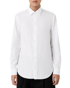 Рубашка на пуговицах стандартного кроя Emporio Armani, цвет White