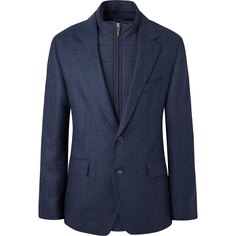 Блейзер Hackett Buttoned Seye Textured Bib, синий