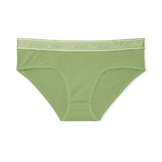 Трусы Victoria&apos;s Secret Pink Logo Cotton Hiphugger, зеленый