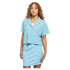 Рубашка с коротким рукавом Urban Classics Towel Resort, синий