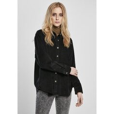 Рубашка Urban Classics Corduroy Oversized, черный