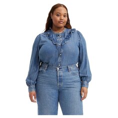 Блуза с длинным рукавом Levi´s Plus Plus Size Carinna, синий Levis