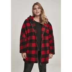 Парка Urban Classics Hooded Check Gt, красный