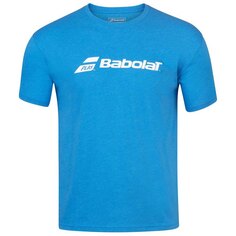 Футболка с коротким рукавом Babolat Exercise Logo, синий