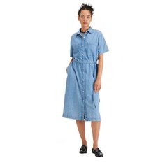 Короткое платье Dockers T2 Button Front, синий