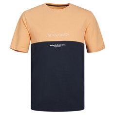 Футболка с коротким рукавом Jack &amp; Jones Eryder Blocking, розовый