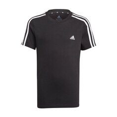 Футболка с коротким рукавом adidas Essentials 3 Stripes, черный