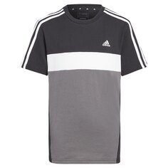 Футболка с коротким рукавом adidas 3 Stripes Tib, серый