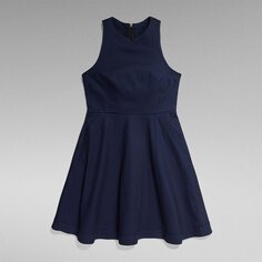 Короткое платье G-Star Core Fit And Flare, синий