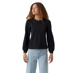 Футболка Vero Moda Kerry Long Sleeve O Neck, черный