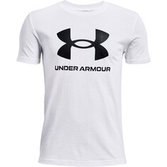 Футболка с коротким рукавом Under Armour Sportstyle Logo, белый