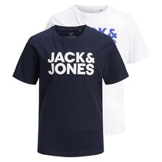 Футболка Jack &amp; Jones Corp Logo Crew Neck 2 шт, разноцветный