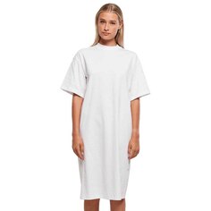 Короткое платье Urban Classics Organic Oversized, белый