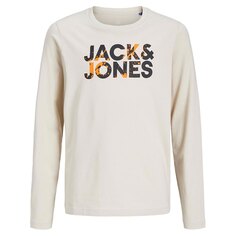 Футболка с длинным рукавом Jack &amp; Jones Commercial, бежевый