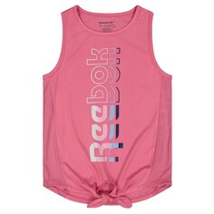 Футболка Reebok Big Ombre Tie Front, розовый