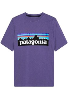 Футболка с коротким рукавом Patagonia Regenerative, фиолетовый