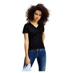 Футболка с коротким рукавом Tommy Jeans Skinny Stretch, черный