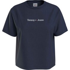 Футболка Tommy Jeans Classic Serif Linear, синий