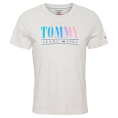 Футболка с коротким рукавом Tommy Jeans Multicolored Logo, серый