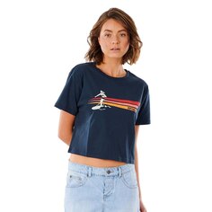 Футболка с коротким рукавом Rip Curl Golden State Crop, синий