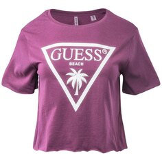 Футболка Guess E02I01-JA914 Short Sleeve Round Neck, фиолетовый