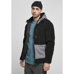 Куртка Urban Classics Hooded Sherpa, черный