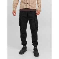 Брюки Jack &amp; Jones Kane Noah Cuffed Cargo, черный