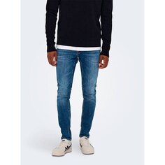 Джинсы Only &amp; Sons Warp Skinny Blue 3229, синий