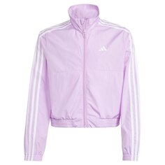 Куртка adidas Train Essentials 3 Stripes Junior, фиолетовый