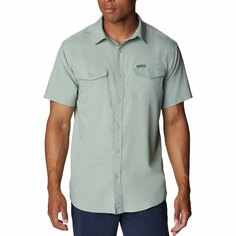 Рубашка с коротким рукавом Columbia Utilizer II Solid, зеленый