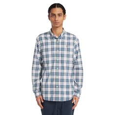 Рубашка с длинным рукавом Timberland Stretch Poplin Tartan Slim, разноцветный