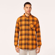 Рубашка с длинным рукавом Oakley Podium Plaid Flannel, оранжевый