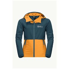 Куртка Jack Wolfskin Turbulence B, оранжевый