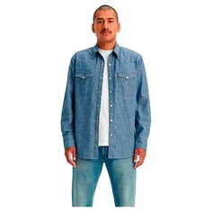 Рубашка с длинным рукавом Levi&apos;s Barstow Western Standard, синий Levis