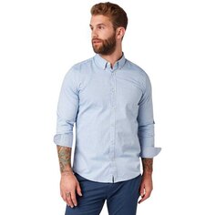 Рубашка с длинным рукавом Tom Tailor Patterned, синий