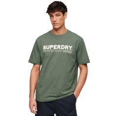 Рубашка с коротким рукавом Superdry Utility Sport Loose, зеленый