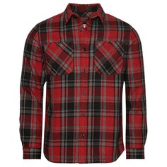 Рубашка с длинным рукавом Superdry Merchant Quilted, красный
