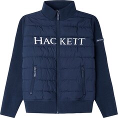 Куртка Hackett Hybrid Bomber, синий