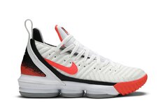 Кроссовки Nike LeBron 16 &apos;Air Tech Challenge Hot Lava White&apos;, белый