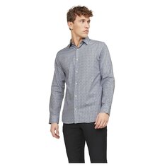 Рубашка с длинным рукавом Jack &amp; Jones Blanordic Print, серый