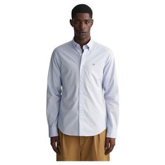 Рубашка с длинным рукавом Gant Slim Fit Poplin, белый