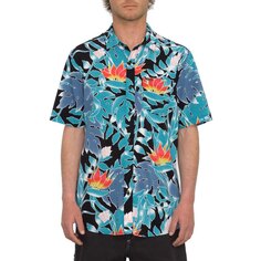 Рубашка с коротким рукавом Volcom Leaf Pit Floral, разноцветный