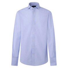 Рубашка с длинным рукавом Hackett Fine Stripe Eng Strip, синий