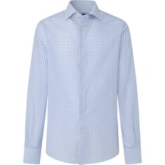 Рубашка с длинным рукавом Hackett Stripech Flannel Grid Ck, синий