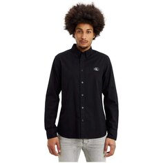Рубашка с длинным рукавом Calvin Klein Shrunken Bagde, черный