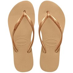 Шлепанцы Havaianas Slim Flatform, золотой