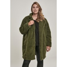 Парка Urban Classics Oversized Sherpa Big, зеленый