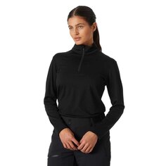 Базовый слой с длинным рукавом Helly Hansen Merino, черный