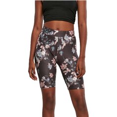 Леггинсы Urban Classics Soft Aop Cycle Short, черный