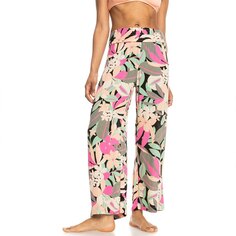 Брюки Roxy Along Printed, разноцветный